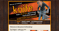 Desktop Screenshot of barrytownknifemaking.com